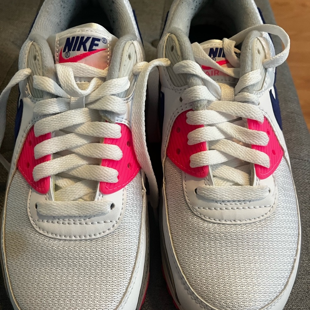 Nike White and Pink Athletic Shoes